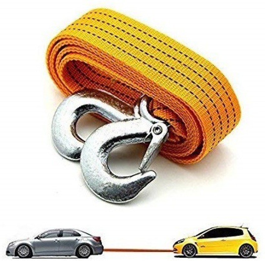 Chromoto ™ Car Tow Rope Straps with Hooks-5 Tons 4 Meters(13.12ft