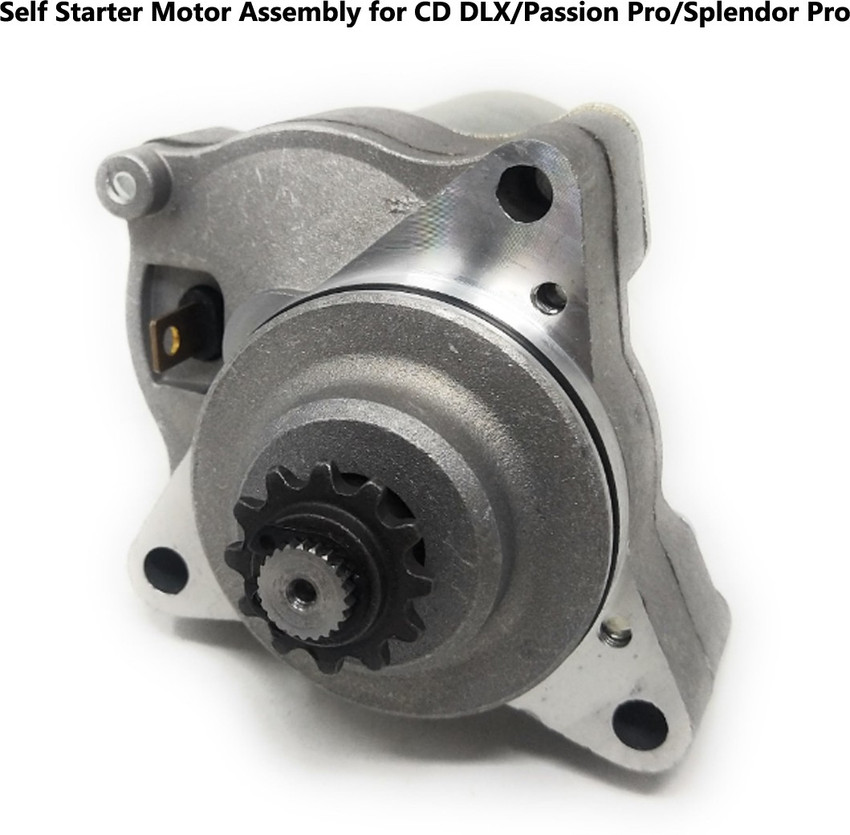 DESIKARTZ Self Starter Motor Assembly for CD DLX Passion Pro Splendor Pro Vehicle Starter Motor Price in India Buy DESIKARTZ Self Starter Motor Assembly for CD DLX Passion Pro Splendor Pro Vehicle Sta...