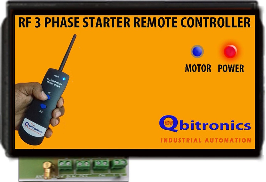 Qbitronics RF 3 PHASE STARTER MOTOR REMOTE CONTROLLER Submersible
