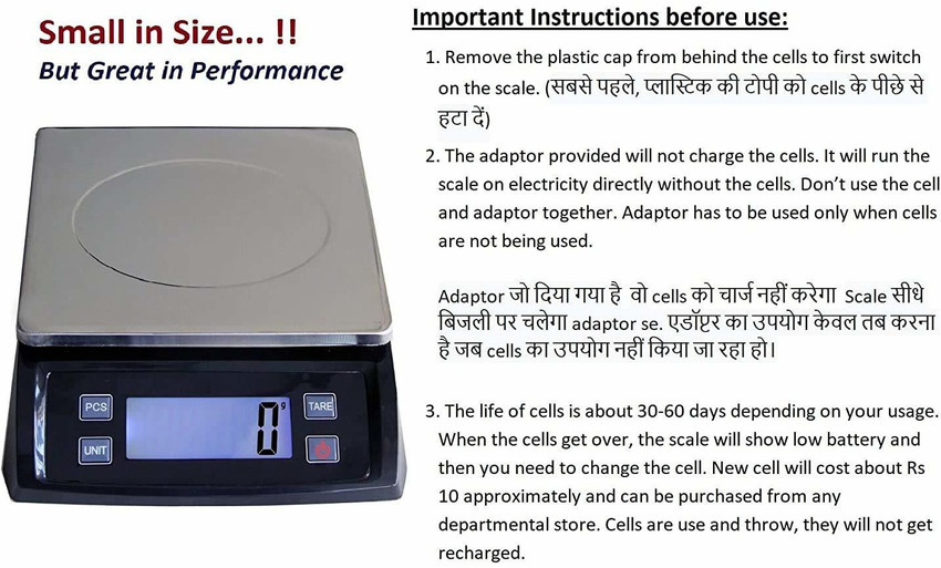 Cost of digital weighing machine online