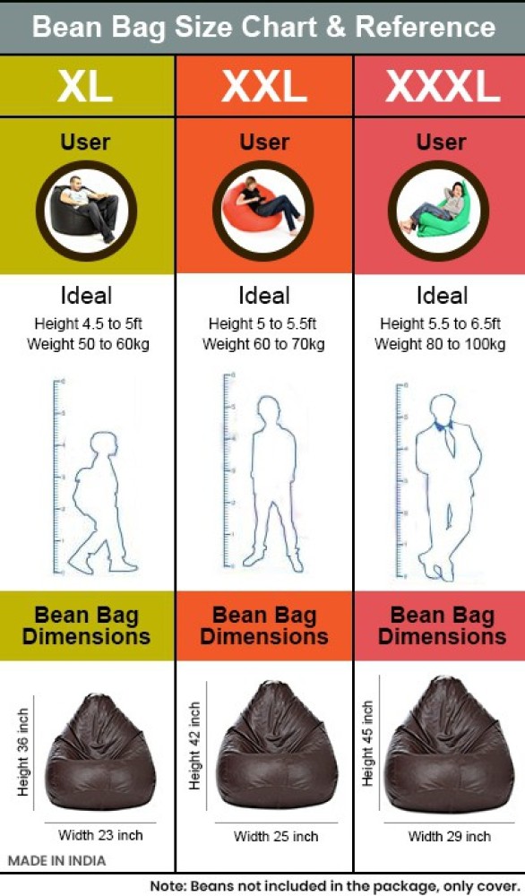 WhatsBedding Bean Bag Chairs for Adults, Medium Bean Nigeria | Ubuy
