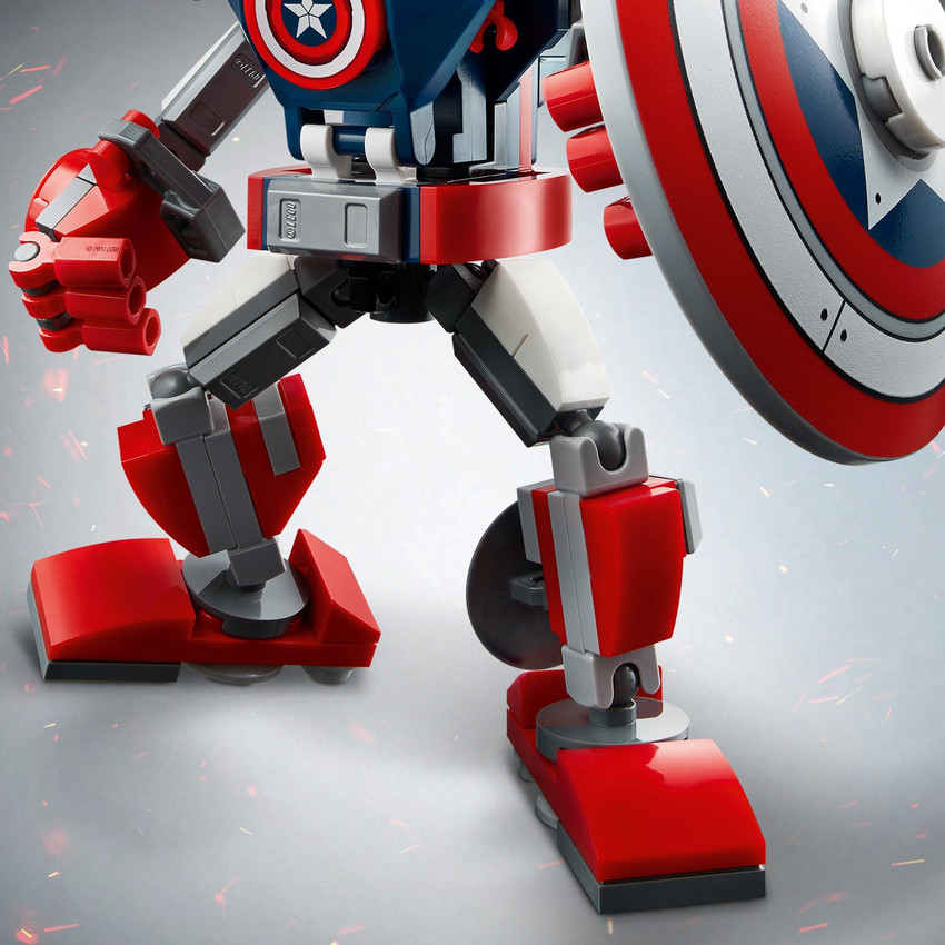 Lego captain america robot hotsell