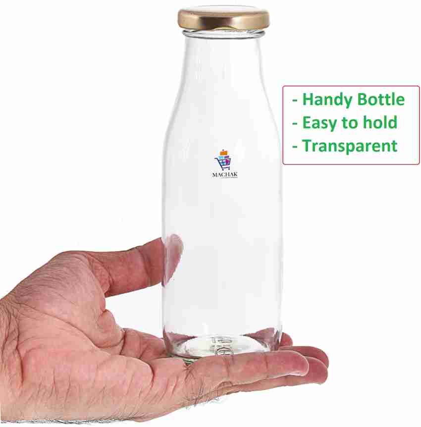  Machak Square Glass Water Bottle For Fridge With Air