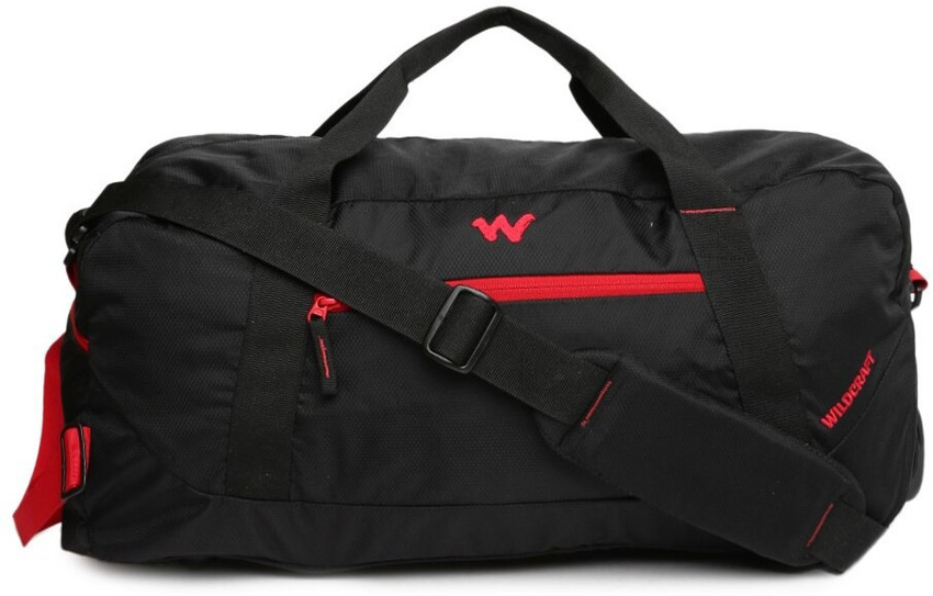 Wildcraft Unisex Rover 1 Duffel Bag Duffel With Wheels Strolley Black Price in India Flipkart