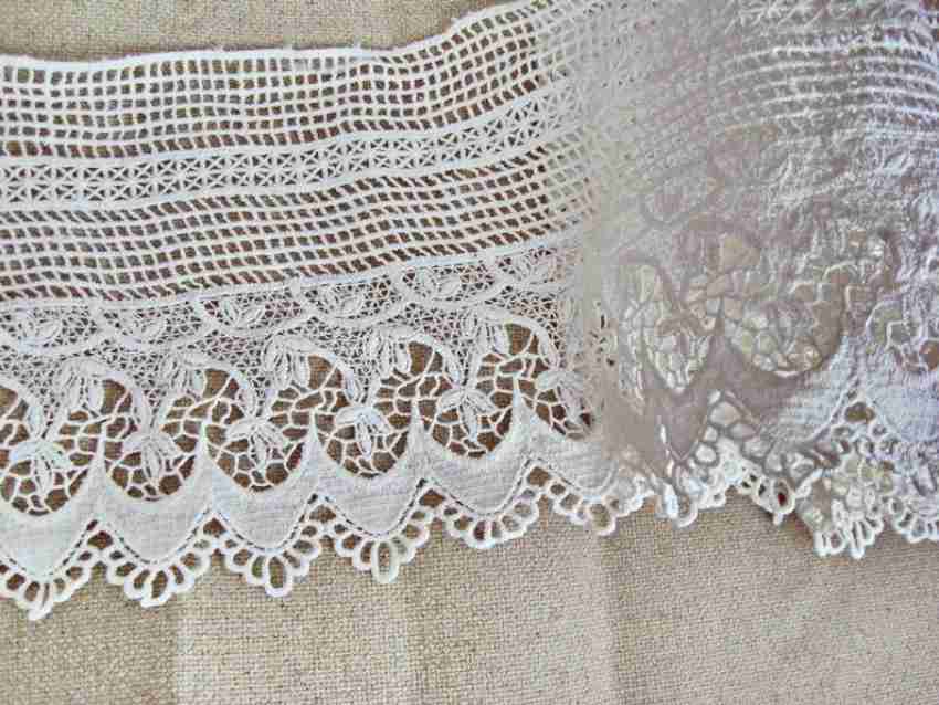 olc Spun 20 White lace border  Lace Reel Price in India - Buy