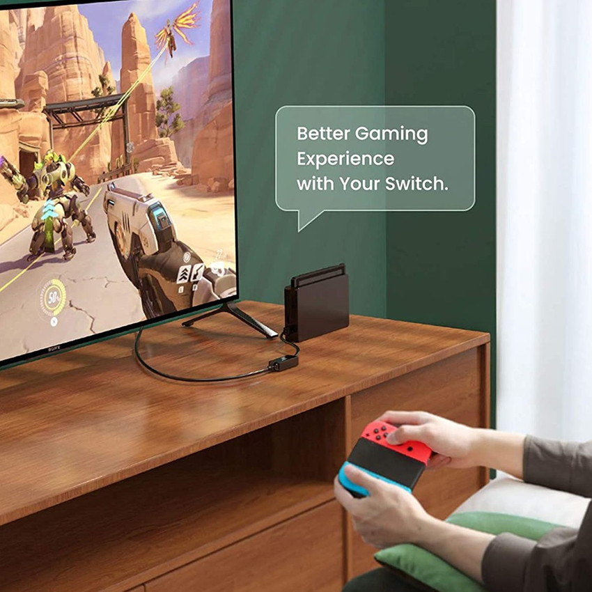 Switch compatible lan adapter outlet