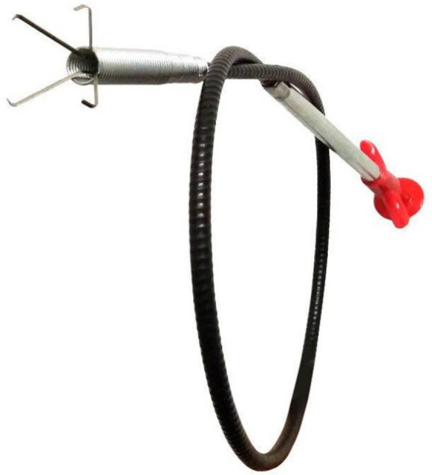 60cm Spring Pipe Dredging Tool Flexible Grabber Pickup Snake Cable Aid Grab  Trash A Drain Auger