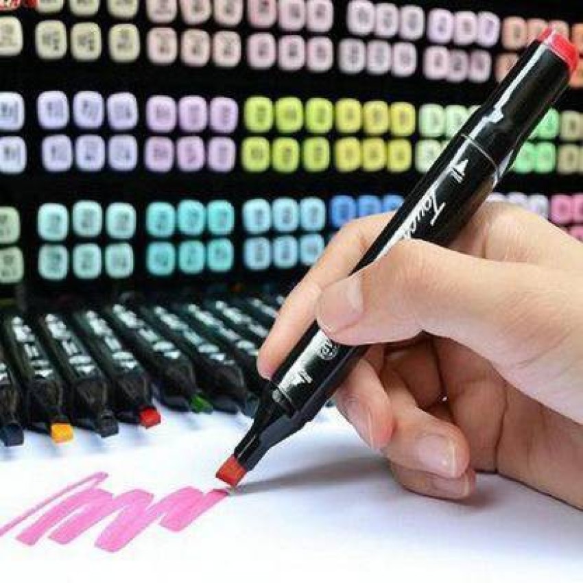 Buy Lakeer Touch Cool 48 Colors Twin Head Art Markers Touch Cool Pen for  Manga and Impression Sketch Marker For Art Lovers Designer And Artist  (Black Body) Online at Best Prices in