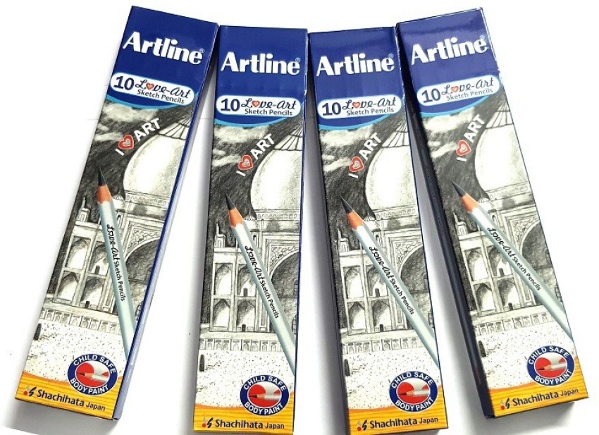 Graphite Black Artline Pencils, For Sketching / Drawing, Packaging