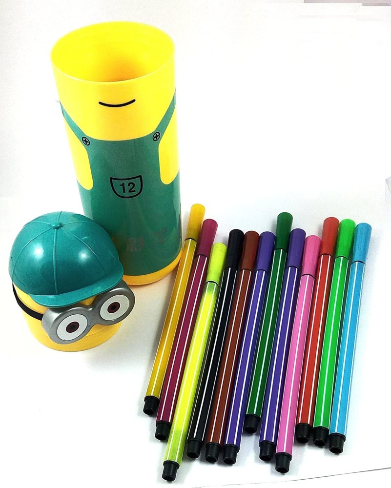 Minions Sketch Box Pack of 12 Multi color Sketch Pens