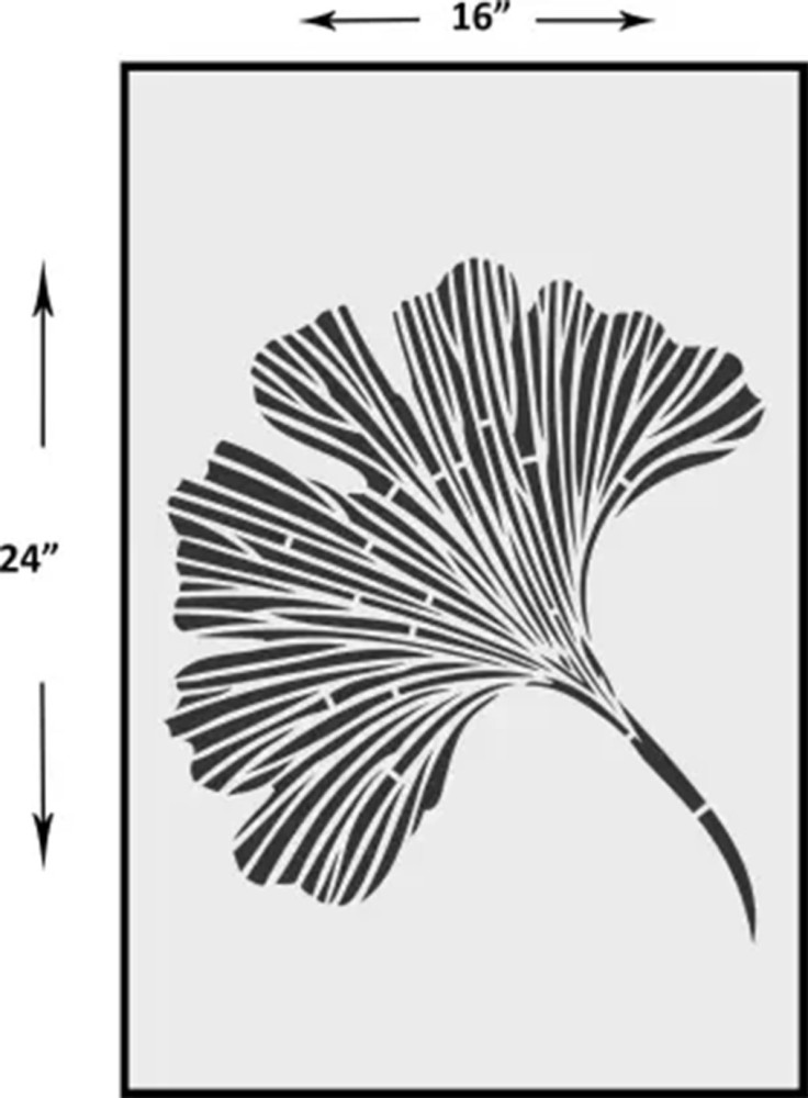 Leaves Silhouettes Stencil 6-pack