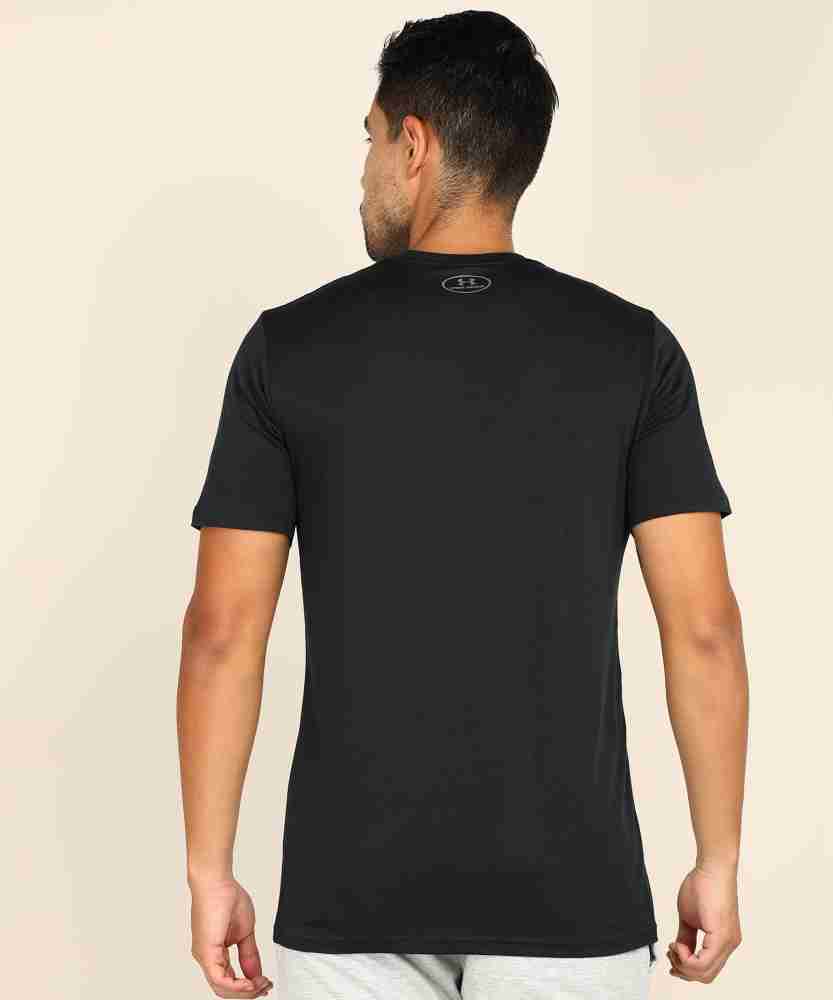 Men Round Neck Half Sleeve Under Armour Print T Shirt at Rs 175