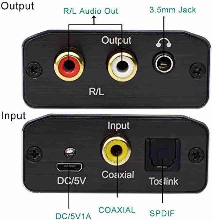  DAC 192KHz Digital to Analog Audio Converter, Aluminum