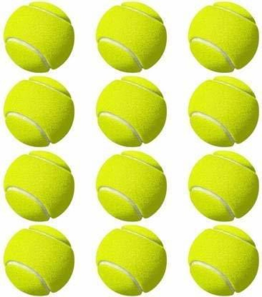 Patricia Ball for Cricket and Tennis Heavy Super Quality Pack of 12 Tennis Ball