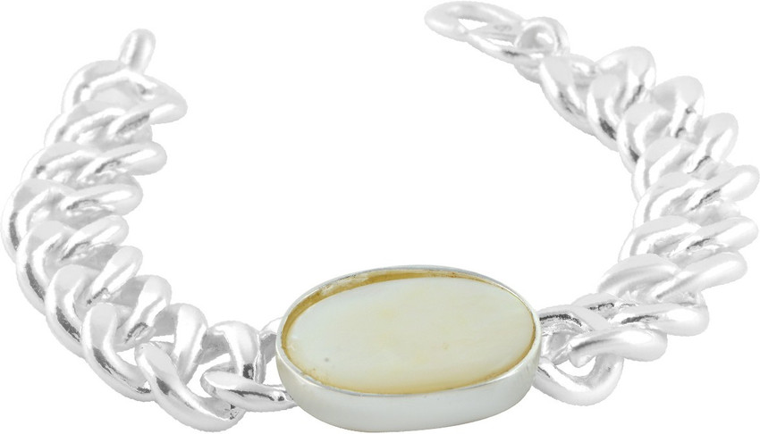 Being Human Jewellery Steel Silver Coated Bracelet Price in India