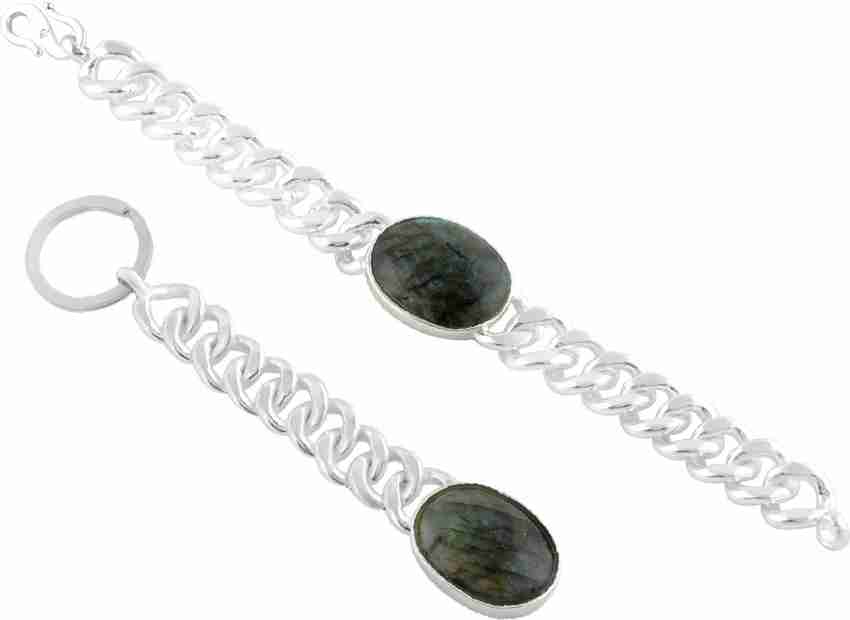 Buy Being Human Jewellery Steel Silver Coated Bracelet Set Online