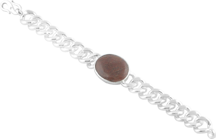 Being Human Jewellery Steel Silver Coated Bracelet