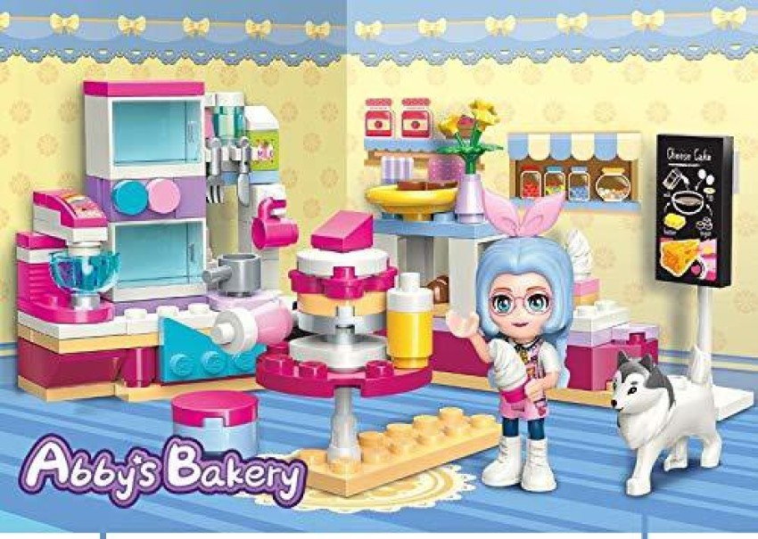 Girls Friendship Building Block Set Cake Shop Building Toy