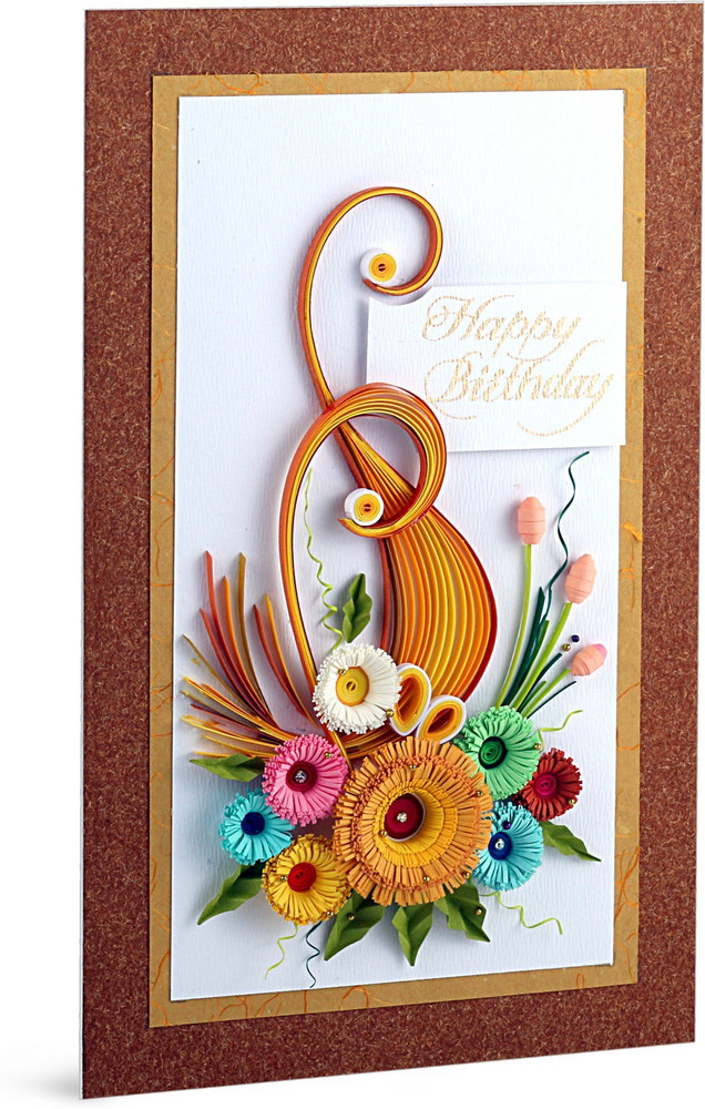 Paper Quilling Birthday Cards For Dad