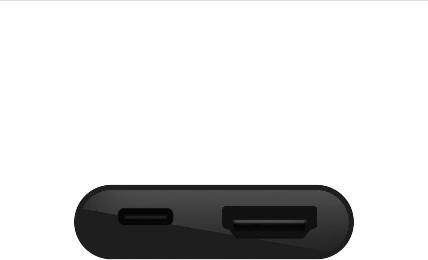 Belkin USB C to HDMI Adapter + USBC Charging Port, 4K UHD Video, 60W  Passthrough Power Black AVC002BTBK - Best Buy