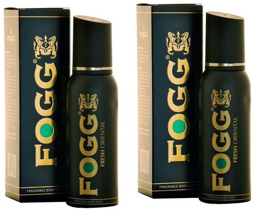 FOGG Fresh Oriental Black Series Fragrance Body Spray Pack of 2 Combo 150ML each Perfume Body Spray For Men Women