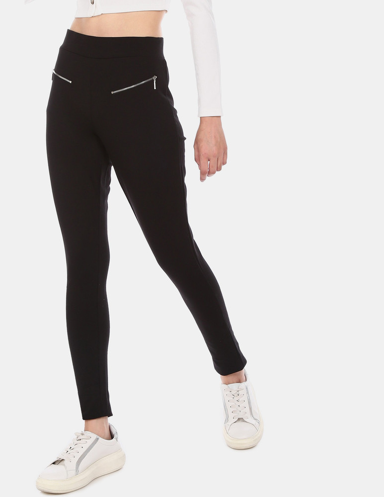 Elle Studio Black Jegging Price in India - Buy Elle Studio Black Jegging  online at Flipkart.com