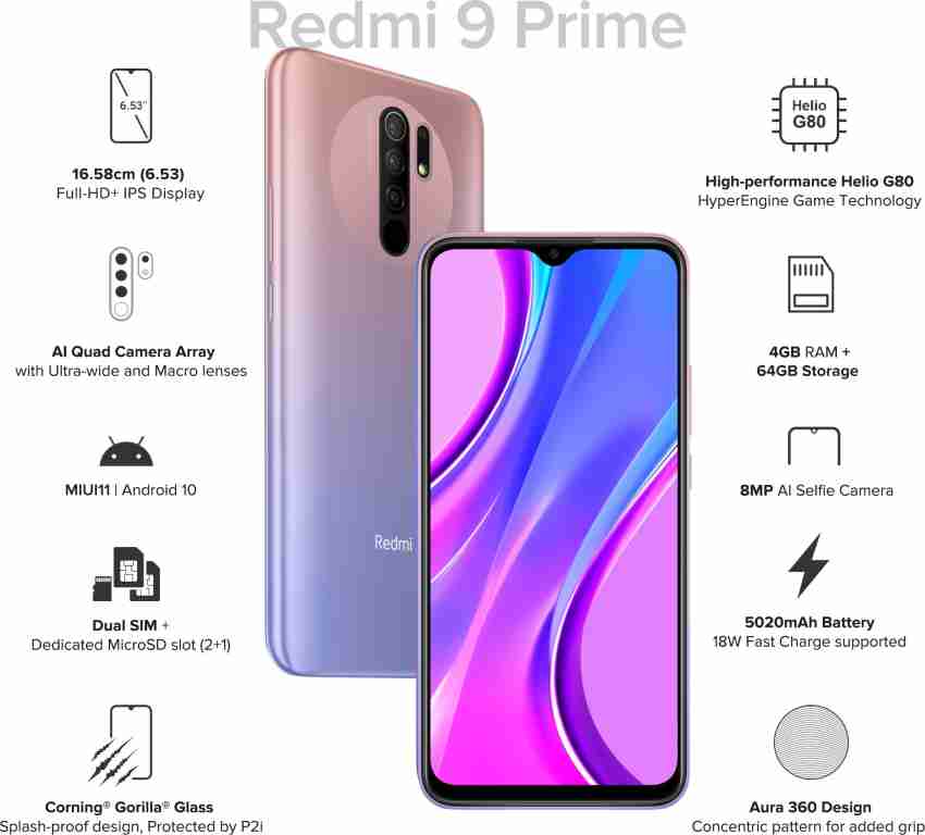 redmi 9 prime price in india flipkart 64gb 4gb ram