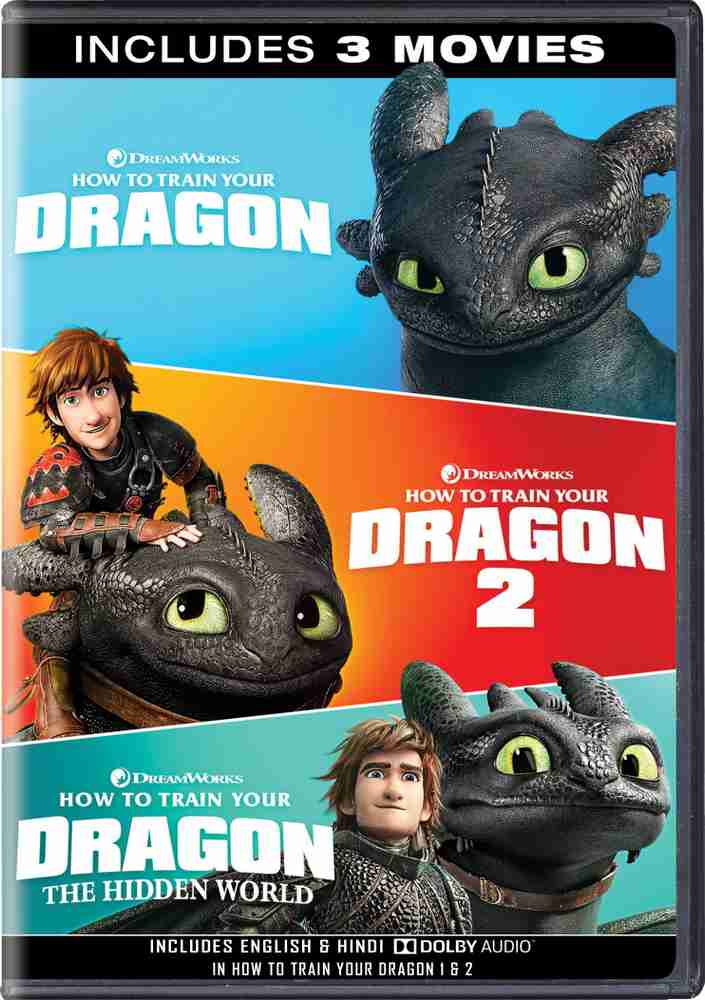 How to Train Your Dragon Trilogy 3 Movies Collection Part 1 2 3 3 Disc Box Set Price in India Buy How to Train Your Dragon Trilogy 3 Movies Collection