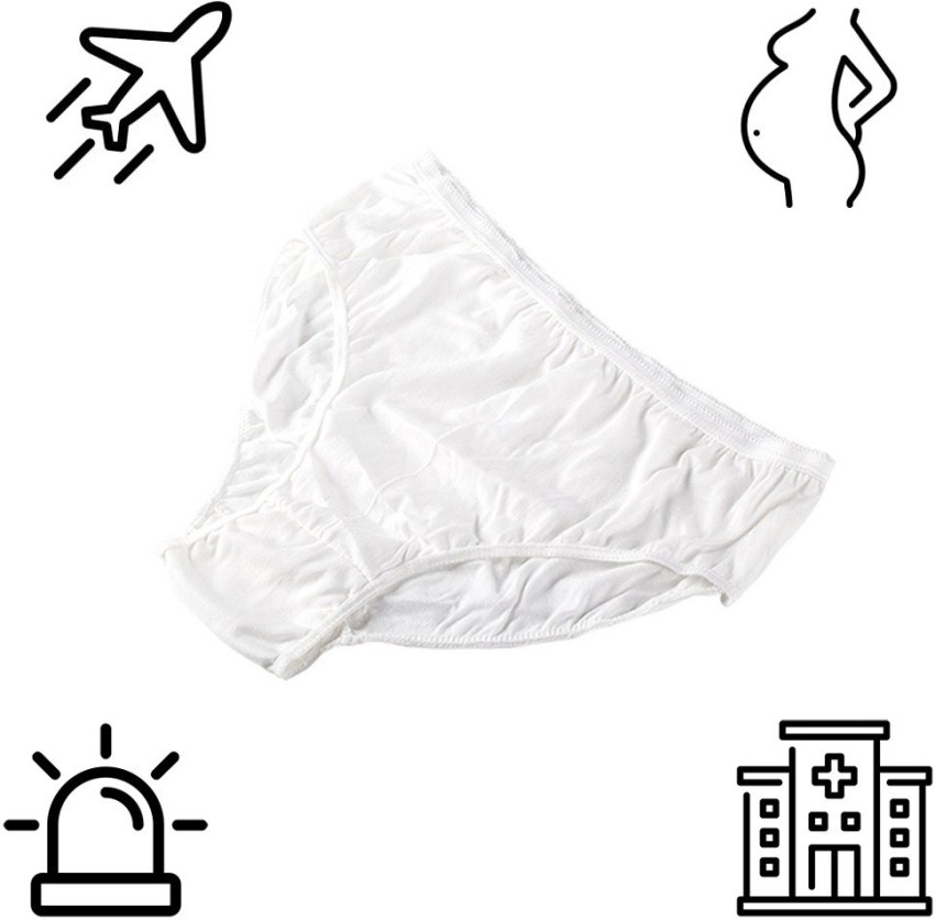 Disposable Panties for Women/Men Spa, period,Hospital, Massage Travel use  and throw panty pack of 10