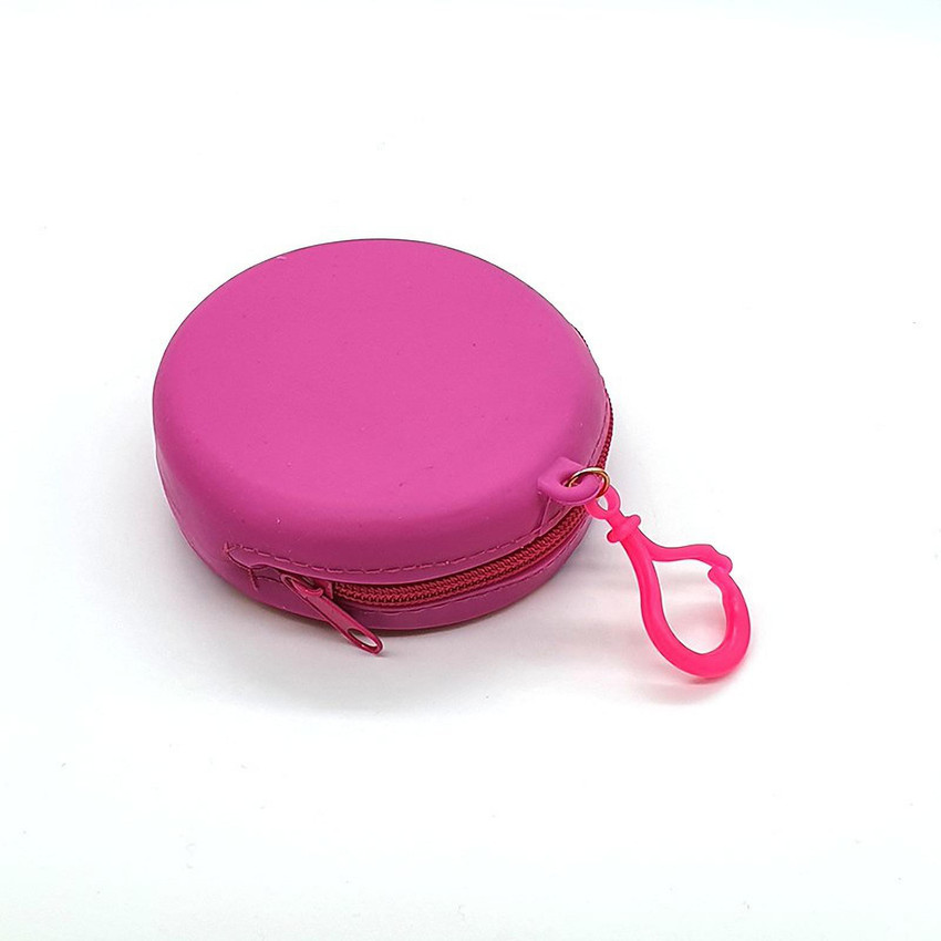 Trusmile New Fashion Cute Donuts Silicone Mini Coin Wallet 4 inch Coin Purse Pink Price in India Flipkart
