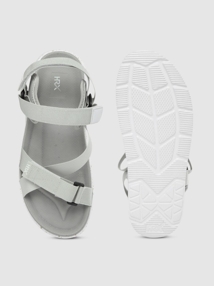 HRX by Hrithik Roshan Men Grey Sandals Buy HRX by Hrithik Roshan