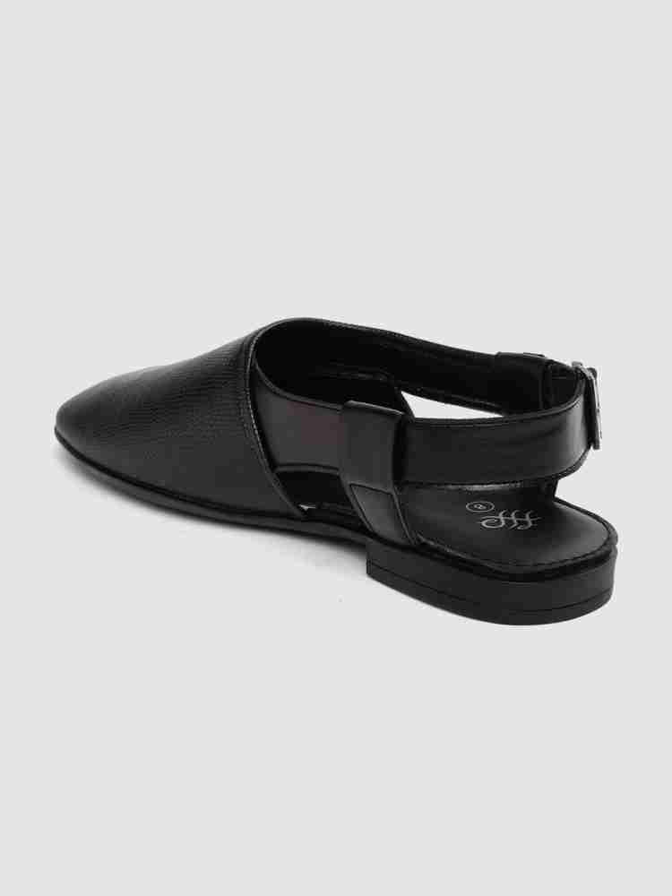 House of Pataudi Men Black Sandals Buy House of Pataudi Men