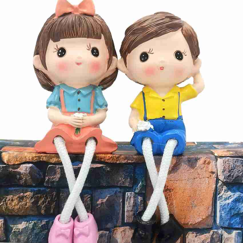 Cute doll store boy and girl