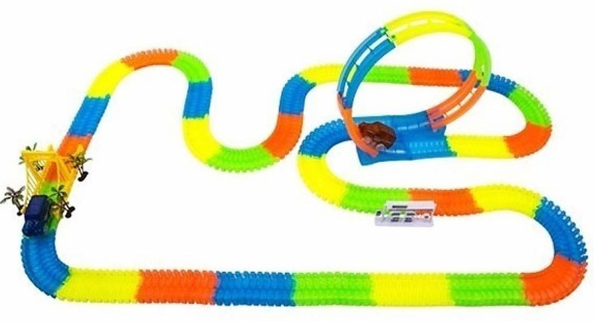 kidz Car Magic Tracks Bend Flex Night Glow Running Car Toy - Car Magic  Tracks Bend Flex Night Glow Running Car Toy . Buy Car toys in India. shop  for kidz products