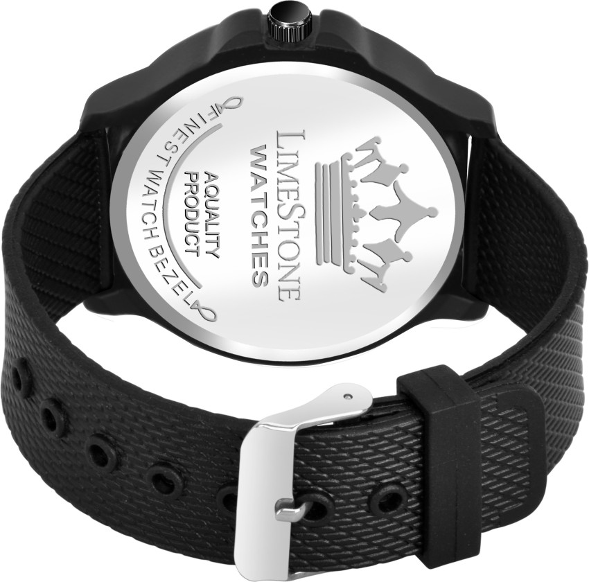 LIMESTONE MINI COOPER Design Mesh Strap Day and Date Functioning All Black Quartz  Analog Watch - For Men
