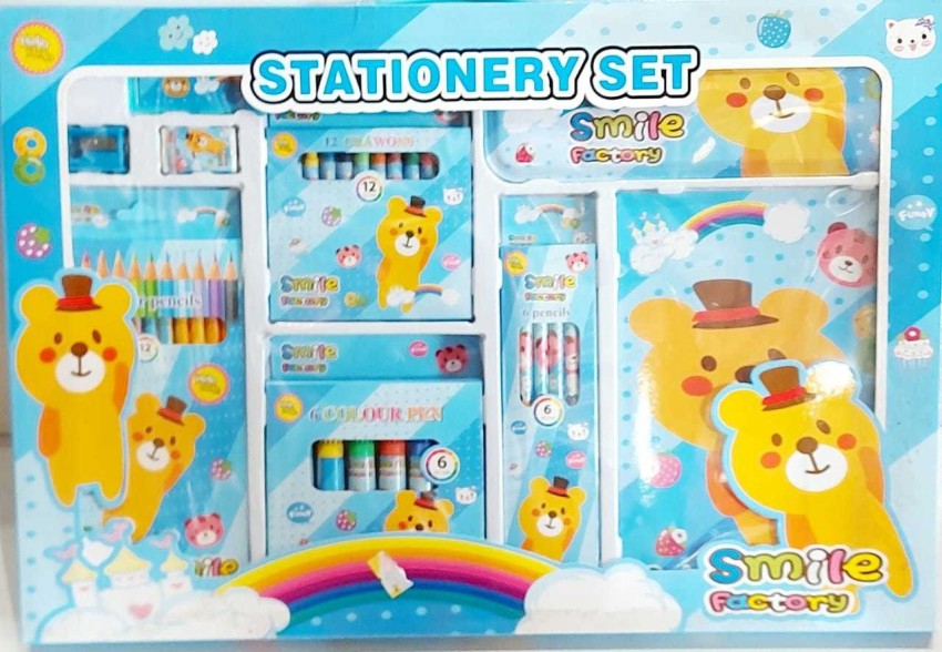 Bright and Colorful Kids Stationery Set Kids Stationary Set for