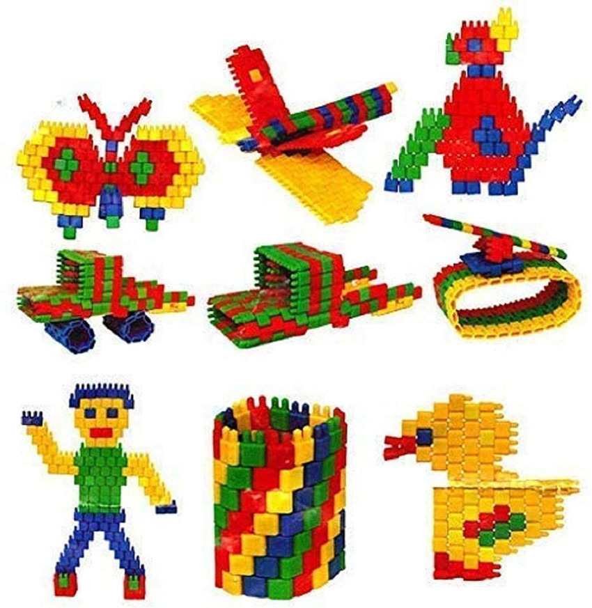 TechHark 200 PCS Creative Bullets Shaped Stem Building Blocks Toy
