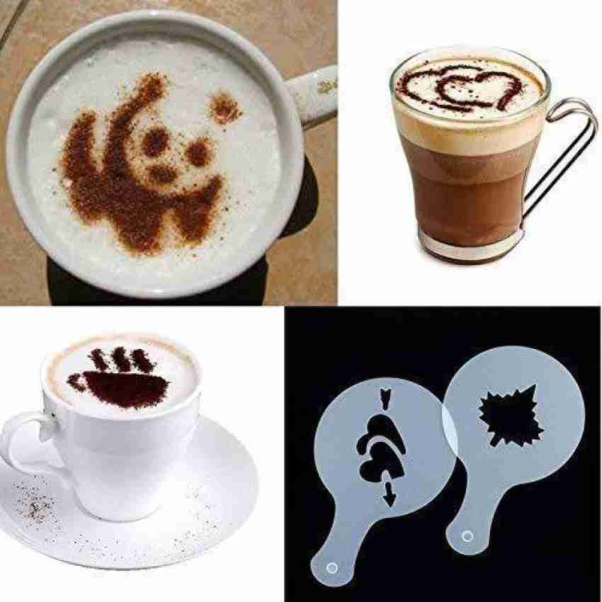 AltiCare 16 Pcs Set Coffee Milk Cake Cupcake Stencil Template Mold Coffee  Barista Cappuccino Template Strew Pad Duster Spray Tools Coffee Stencils  Price in India - Buy AltiCare 16 Pcs Set Coffee