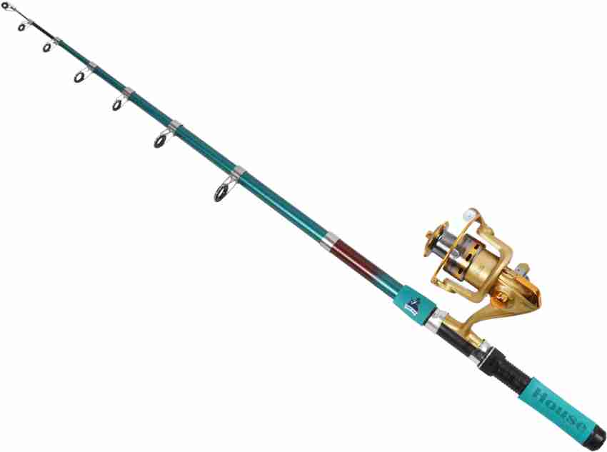 Styleicone 8 ft OR Fishing Rod with Spinning Reel YF 208 218 CM Telescopic Fishing  Rod LK5664 Multicolor Fishing Rod Price in India - Buy Styleicone 8 ft OR Fishing  Rod with