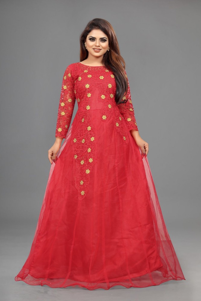 Saree Collection Anarkali Gown Price in India Buy Saree