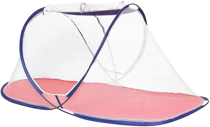 Lemork Polyester Kids Washable Baby Foldable Mosquito Net with Base Cloth  for Kids (0 to 10 Years) Mosquito Net