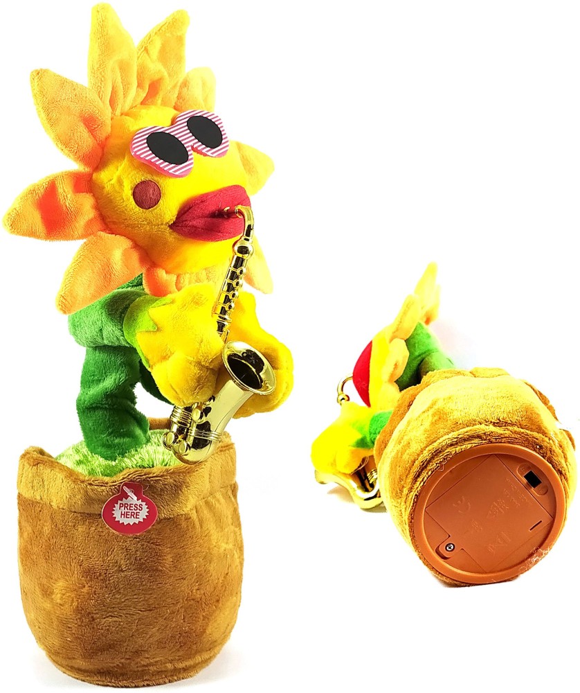 Musical Singing And Dancing Sunflower Soft Plush Funny Creative