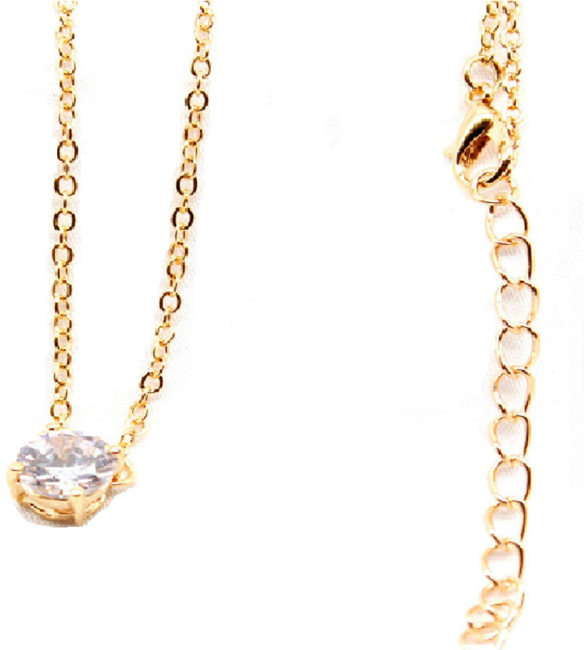 Silverstoli Elegant One Stone Pendant for Delicate Fashion Women