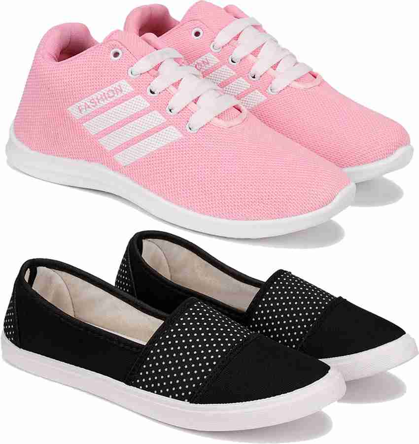 Earton Earton casual sneakers and loafers shoes For Women Multicolor Pack of 2 SKU 1704 1680 Running Shoes For Women Running Shoes For Women Buy Earton Earton casual sneakers and loafers shoes For