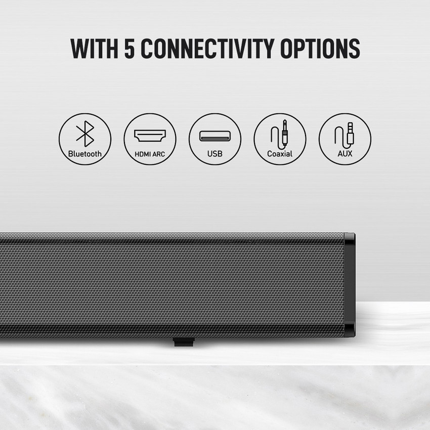 Mi soundbar connectivity options on sale