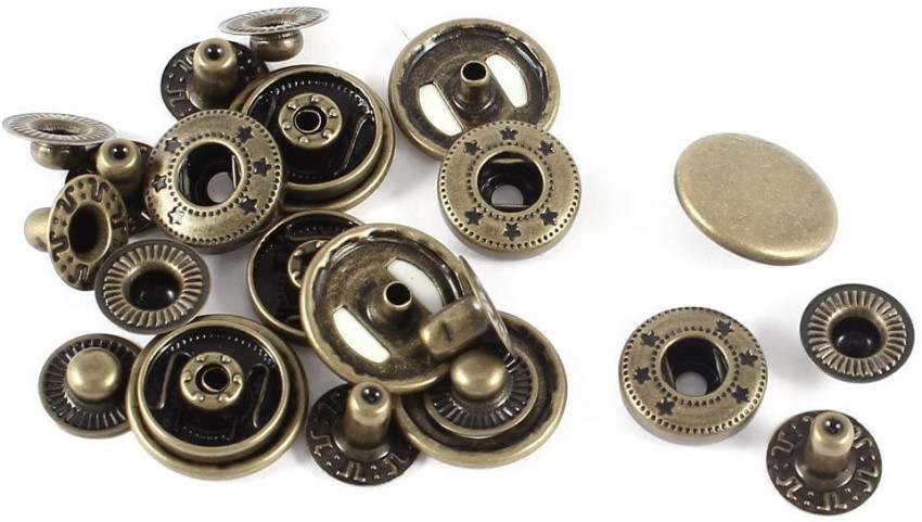 How to install metal snap buttons on clothes 