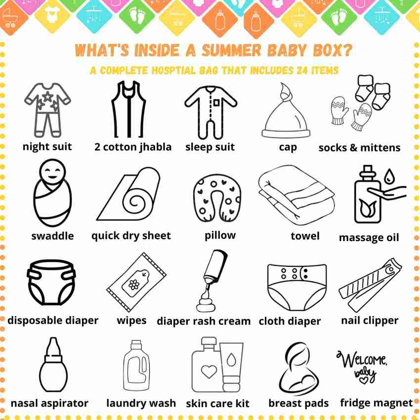 Newborn baby essentials kit sales