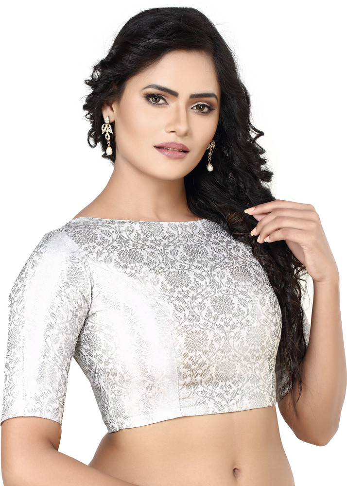 flipkart silver blouse