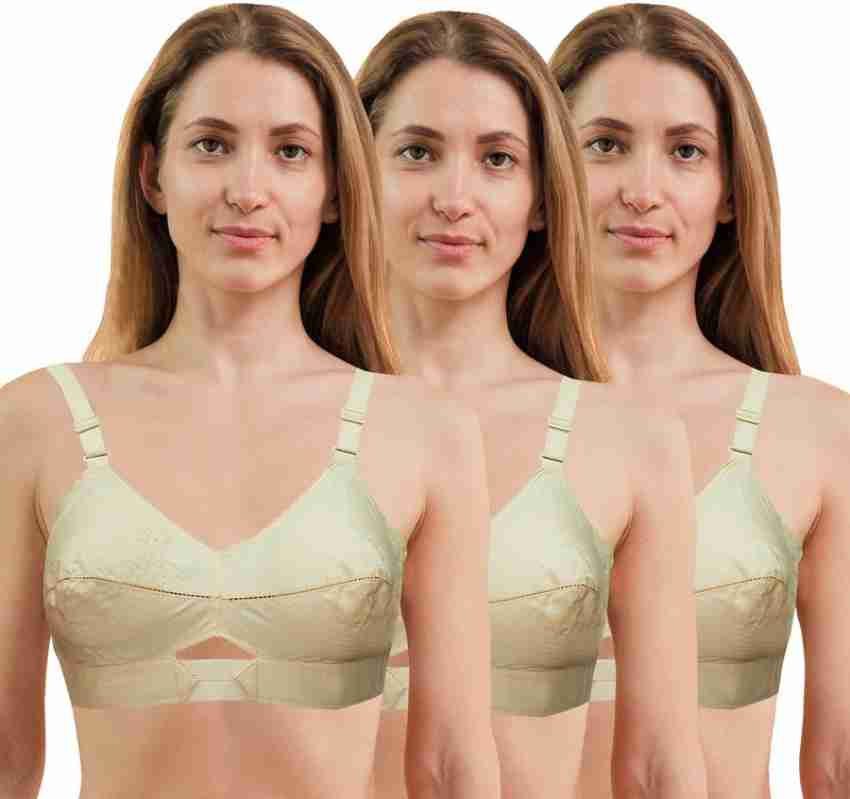 Plain Non-Padded Winsome Round Stitch Center Elastics Cotton Women Bra, For  Daily Wear at best price in Kozhikode