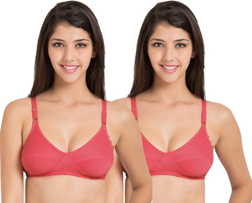 Buy Lady Lyka Maroon Non Wired Non Padded T-Shirt Bra for Women